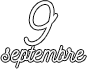 9月 septembre